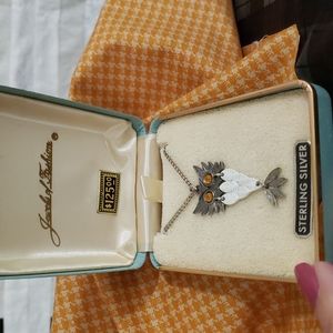 Jewels of Fashion  Antique Owl Necklace